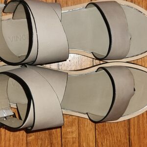 Vince Women's Beige Strap Sandals